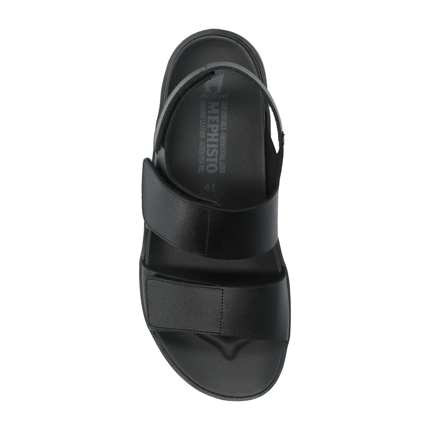 sandales homme modèle Gautier Noir - Mephisto